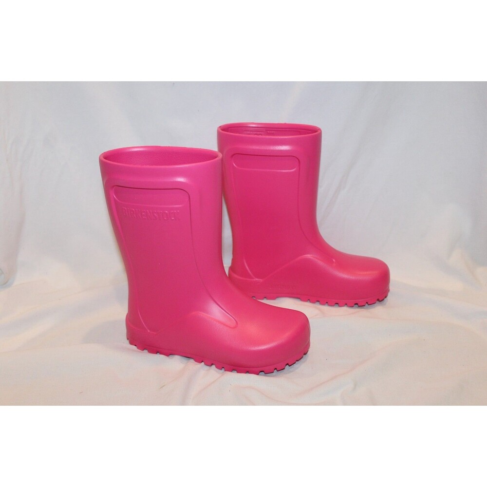 Birkenstock Kids Girl's EVA Rain Boot in Neon Pink EU 29 Toddler 11-11.5